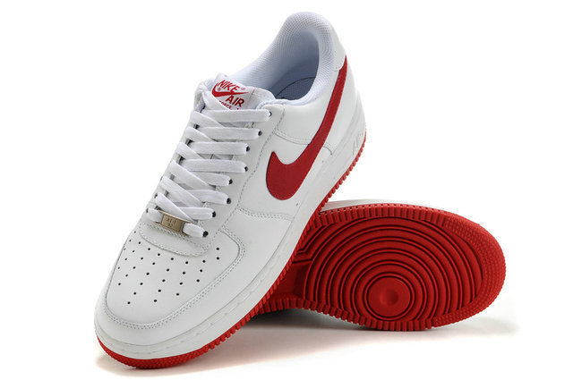 nike blanche rouge homme